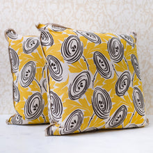 Load image into Gallery viewer, Pair of Percy Sulphur Pillows