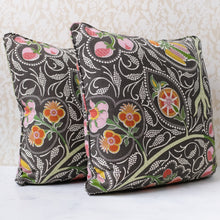 Load image into Gallery viewer, Pair of Indira Ebony Pillows