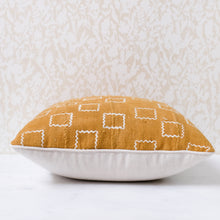 Load image into Gallery viewer, African Mud Cloth Orange Pillow