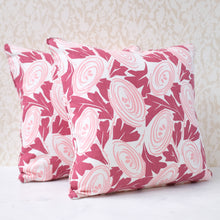 Load image into Gallery viewer, Pair of Percy Rose Pillows
