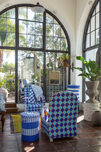 Load image into Gallery viewer, Blue Diamond Beaded Chair