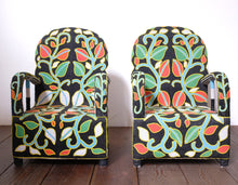 Load image into Gallery viewer, Multi-Colored Floral Beaded Chair