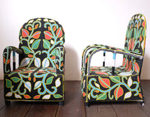 Load image into Gallery viewer, Multi-Colored Floral Beaded Chair