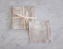 Load image into Gallery viewer, Linen Cocktail Napkins (set of 6)