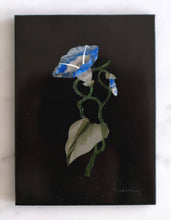 Load image into Gallery viewer, Pietra Dura Morning Glory Plaque