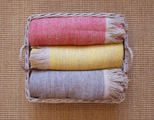 Load image into Gallery viewer, Woven Linen Throw