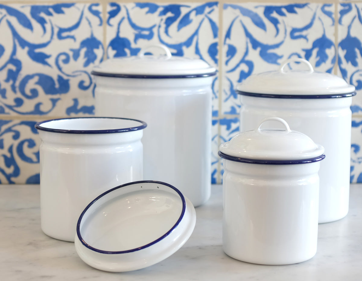 Enamelware Canister Set Raoul Store