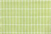 Load image into Gallery viewer, Pair of Linen Check Celery Pillows
