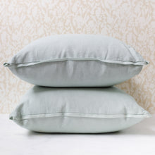 Load image into Gallery viewer, Pair of Robin&#39;s Egg Blue Pillows
