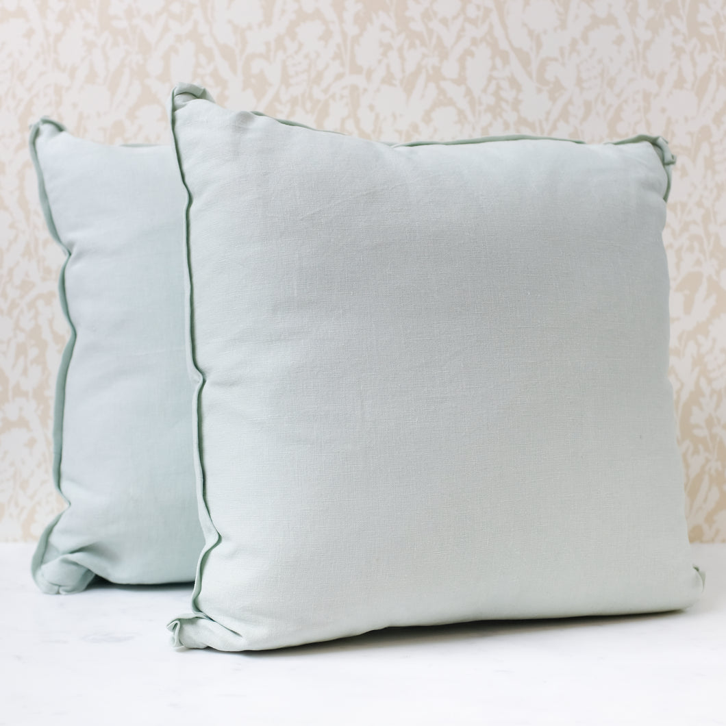 Pair of Robin's Egg Blue Pillows