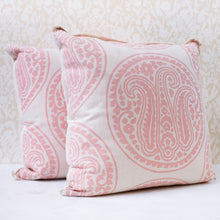 Load image into Gallery viewer, Pair of Mira Rose Pillows
