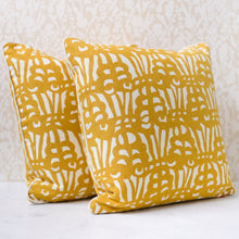 Load image into Gallery viewer, Pair of Bruno Sulphur Pillows

