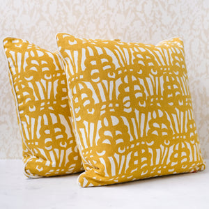 Pair of Bruno Sulphur Pillows