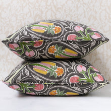 Load image into Gallery viewer, Pair of Indira Ebony Pillow
