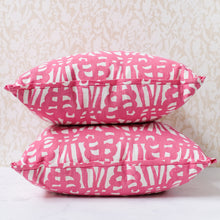 Load image into Gallery viewer, Pair of Bruno Fuchsia Pillows
