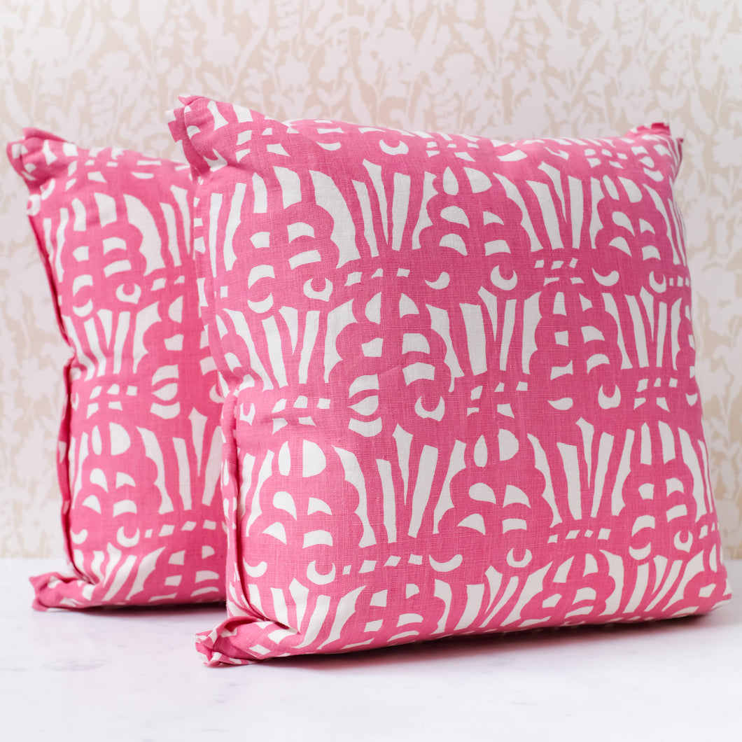 Pair of Bruno Fuchsia Pillows