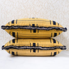 Load image into Gallery viewer, Pair of Yellow Ewe Pillows

