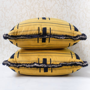 Pair of Yellow Ewe Pillows