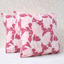 Load image into Gallery viewer, Pair of Percy Rose Pillows
