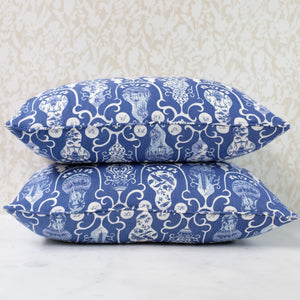 Pair of Imari Delft Pillows