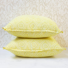 Load image into Gallery viewer, Pair of Coverlet Limon Pillows
