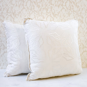 Pair of Leilani White Pillows