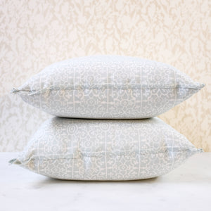 Pair of Patra Robin's Egg Hemp Silk Pillows