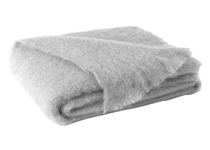 Brushed Mohair Throw