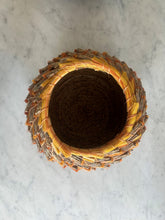 Load image into Gallery viewer, Orange w Pine Needle Basket - Christine Adcock
