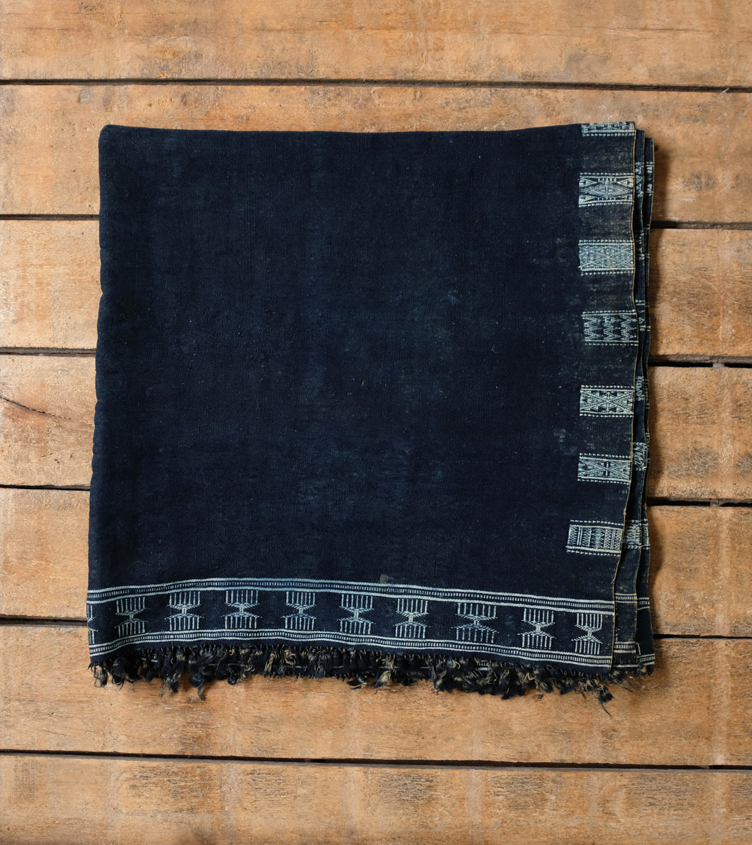Antique Berber Indigo Textile