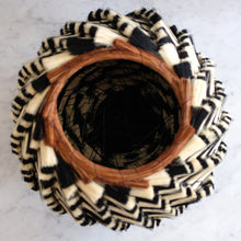 Load image into Gallery viewer, Black and Ivory Basket - Christine Adcock
