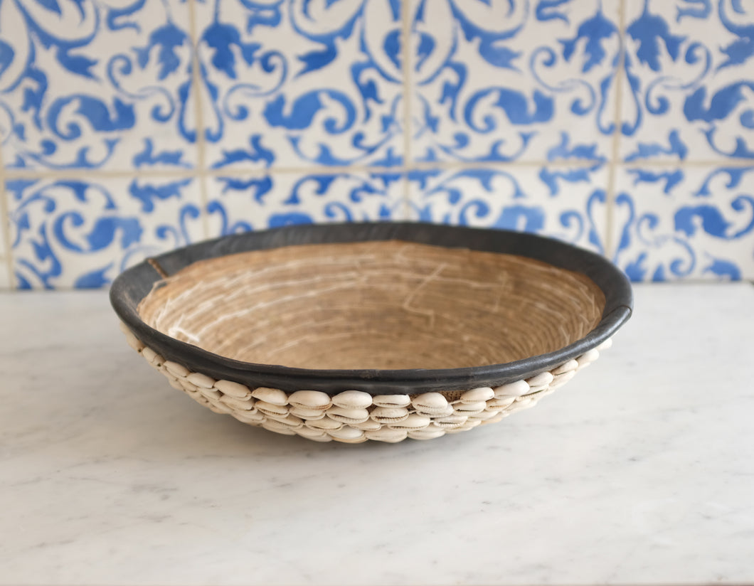 Cowrie Shell Bowl - Low