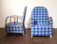 Load image into Gallery viewer, Blue Diamond Beaded Chair
