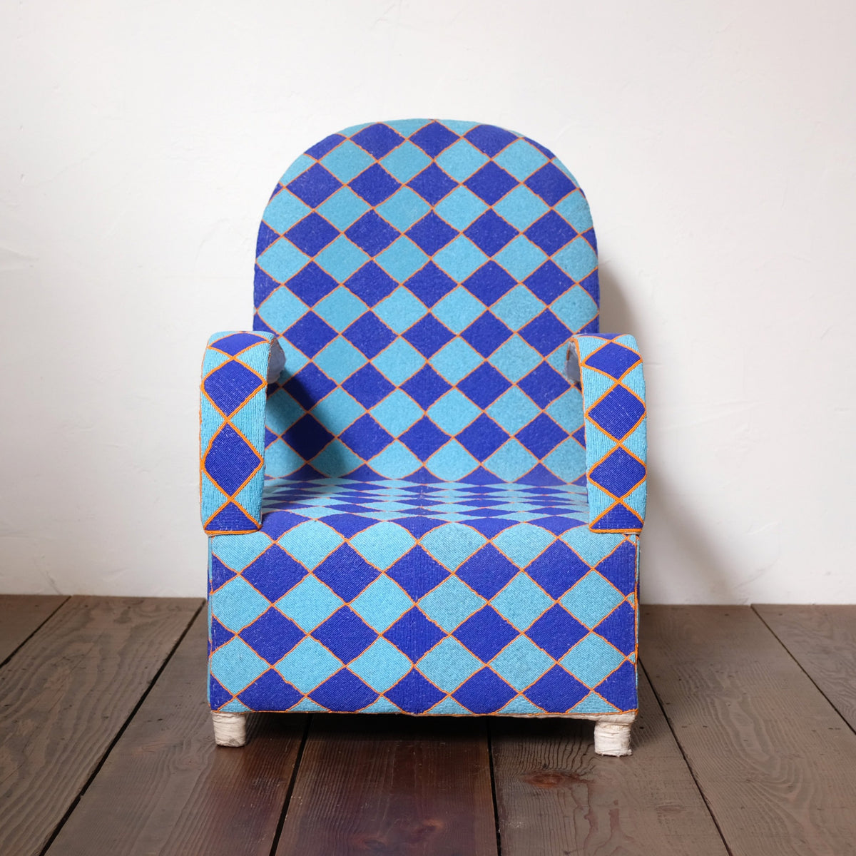 Blue Diamond Beaded Chair – Raoul Store