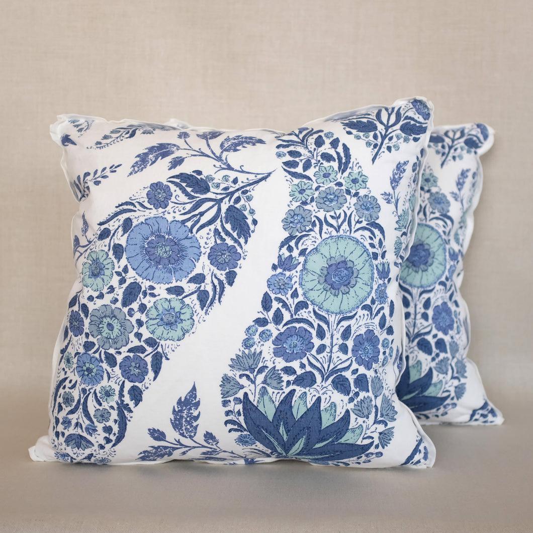 Pair of Kashmir Delft Pillows