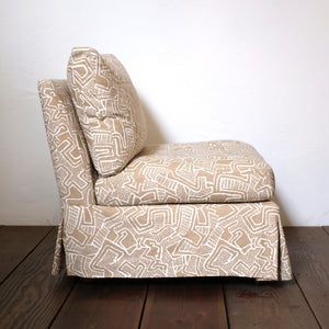 Seda Armless Chair in Saibo Camel