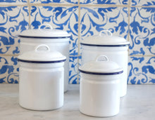 Load image into Gallery viewer, Enamelware Canister Set
