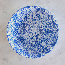 Load image into Gallery viewer, Splatterware Small Serving Bowl- Blue
