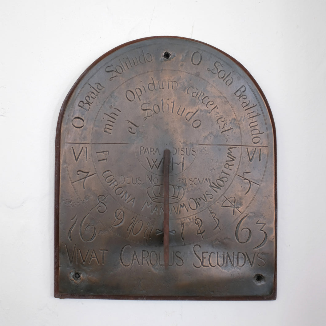 Cast Bronze Sundial