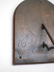 Cast Bronze Sundial